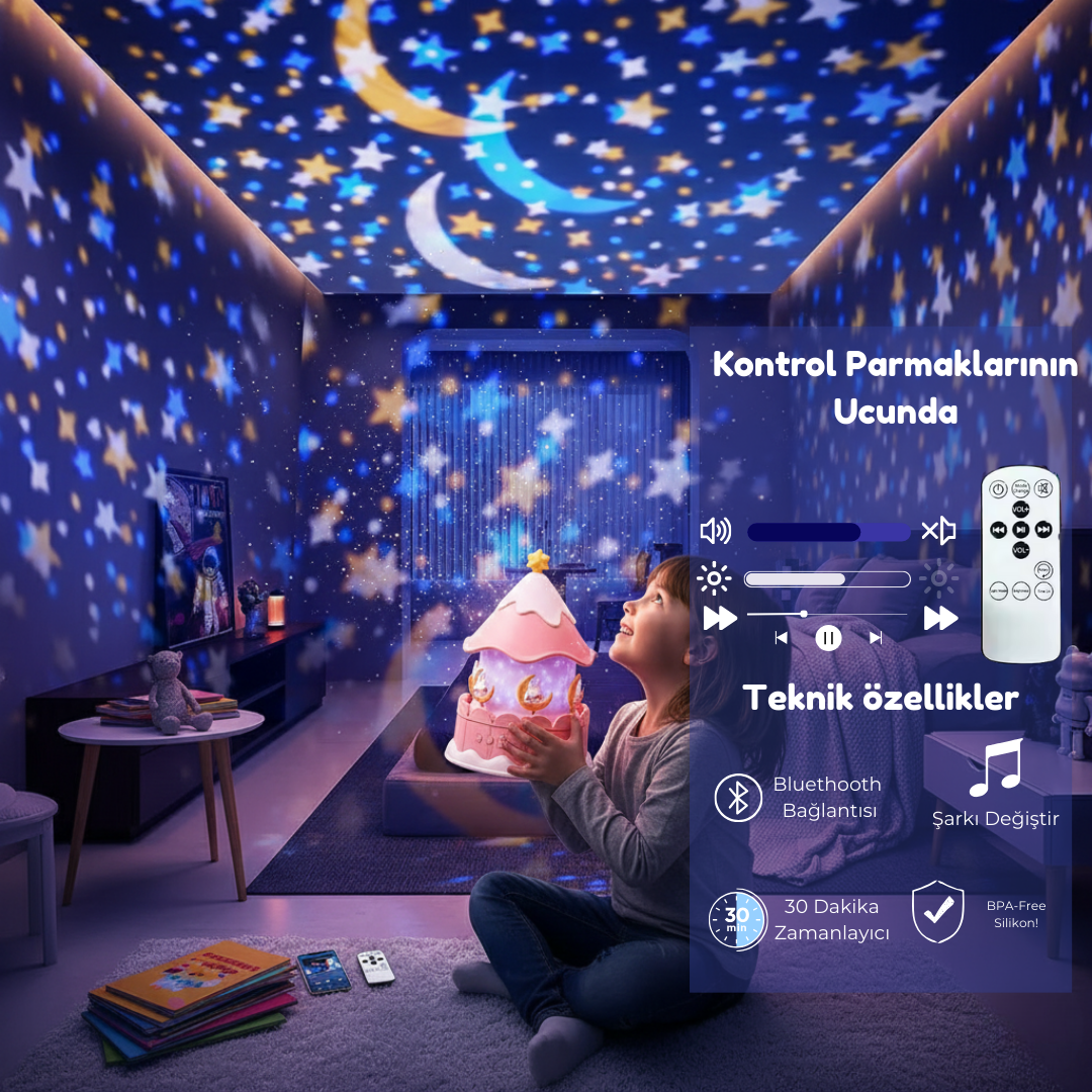 AikiDream™ 21 Farklı Dünya Sihirli Projektör Lamba