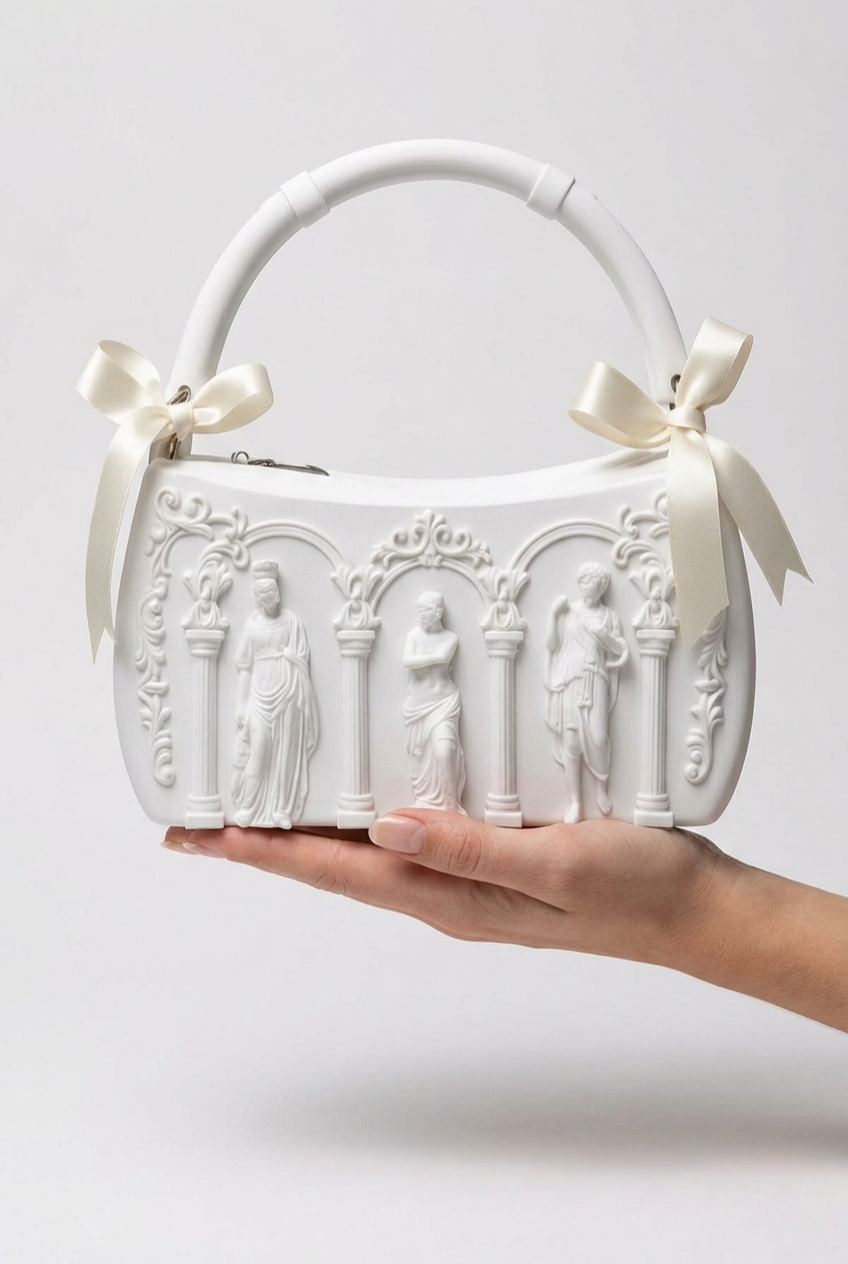 Antik Yunan Figürlü Çanta (Sınırlı Üretim)